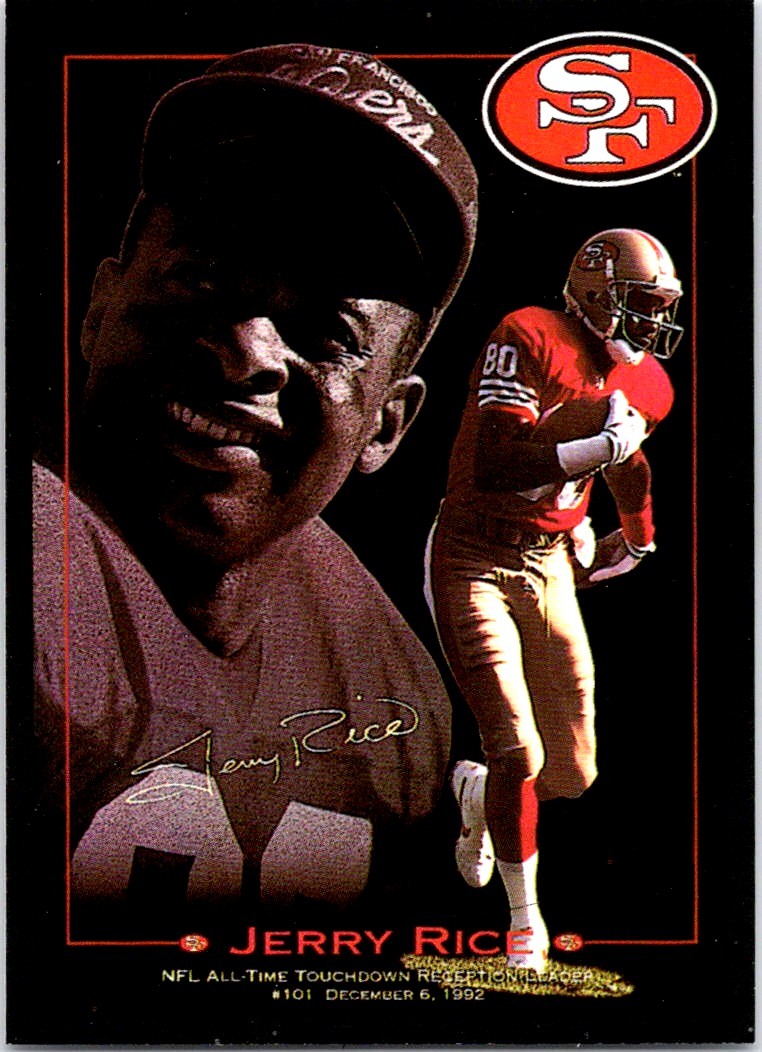 1993 SkyBox Premium - Jerry Rice #CB5 Costacos Brothers - Near Mint or Better