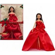 New Barbie Signature 2026 Holiday Barbie Doll, Brown Hair