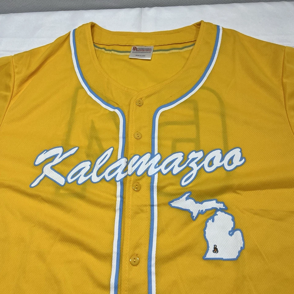 Camiseta deportiva de béisbol Kalamazoo Growlers Northwoods League #64 promoción adulto talla XL Foto 2 de 4