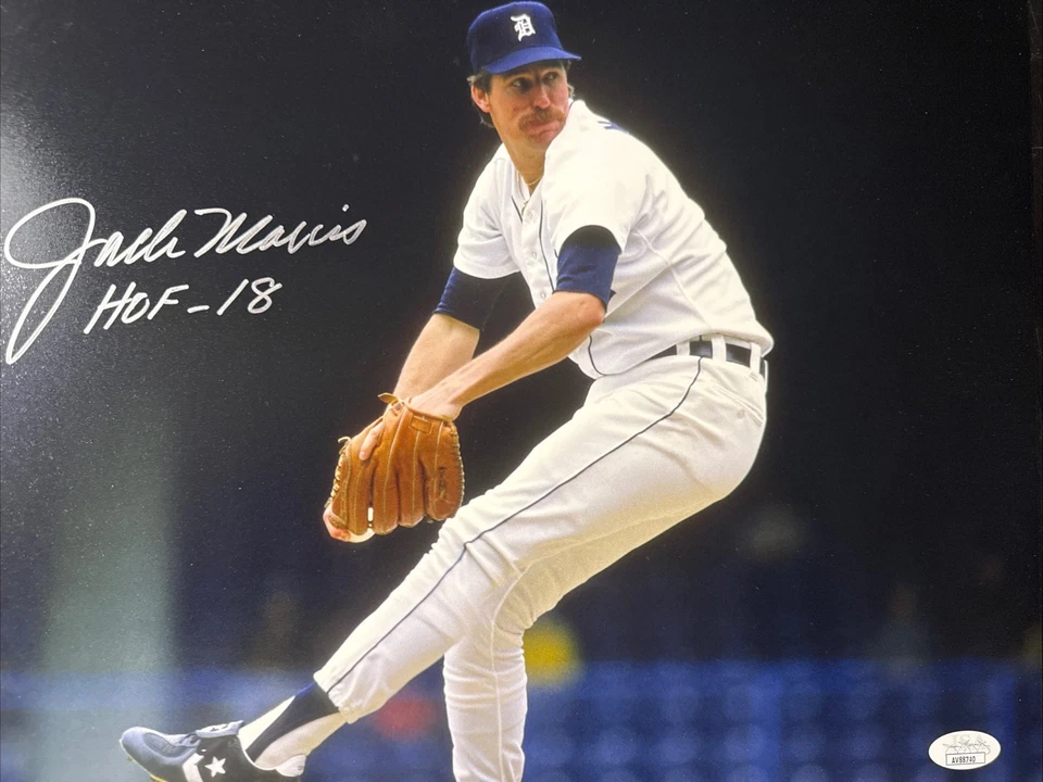 JACK MORRIS SIGNED AUTOGRAPHED 11x14 PHOTO HOF DETROIT TIGERS LEGEND JSA COA - Image 2 of 4