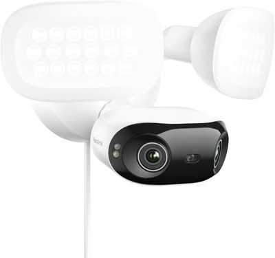 Reolink Elite Pro Floodlight PoE 16MP Dual-Objektiv Flutlichtkamera 180° Panorama