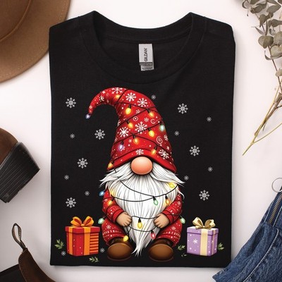 Weihnachtswichtel Gnom T-Shirt | lustiges Xmas Shirt Unisex Weihnachtsgeschenk