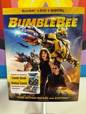 Bumblebee Blu-ray  DVD  digital, 2018 NEW w/slipcover  comic