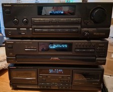 Technics SU-G75 Amp RS-TR170 Cassette SL-PD665 CD Stereo Stack No Cables/cords