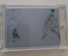 2022-23 FLAWLESS NIKOLA JOVIC 1/1 Miami Heat Black Plate Bill Russell Tribute