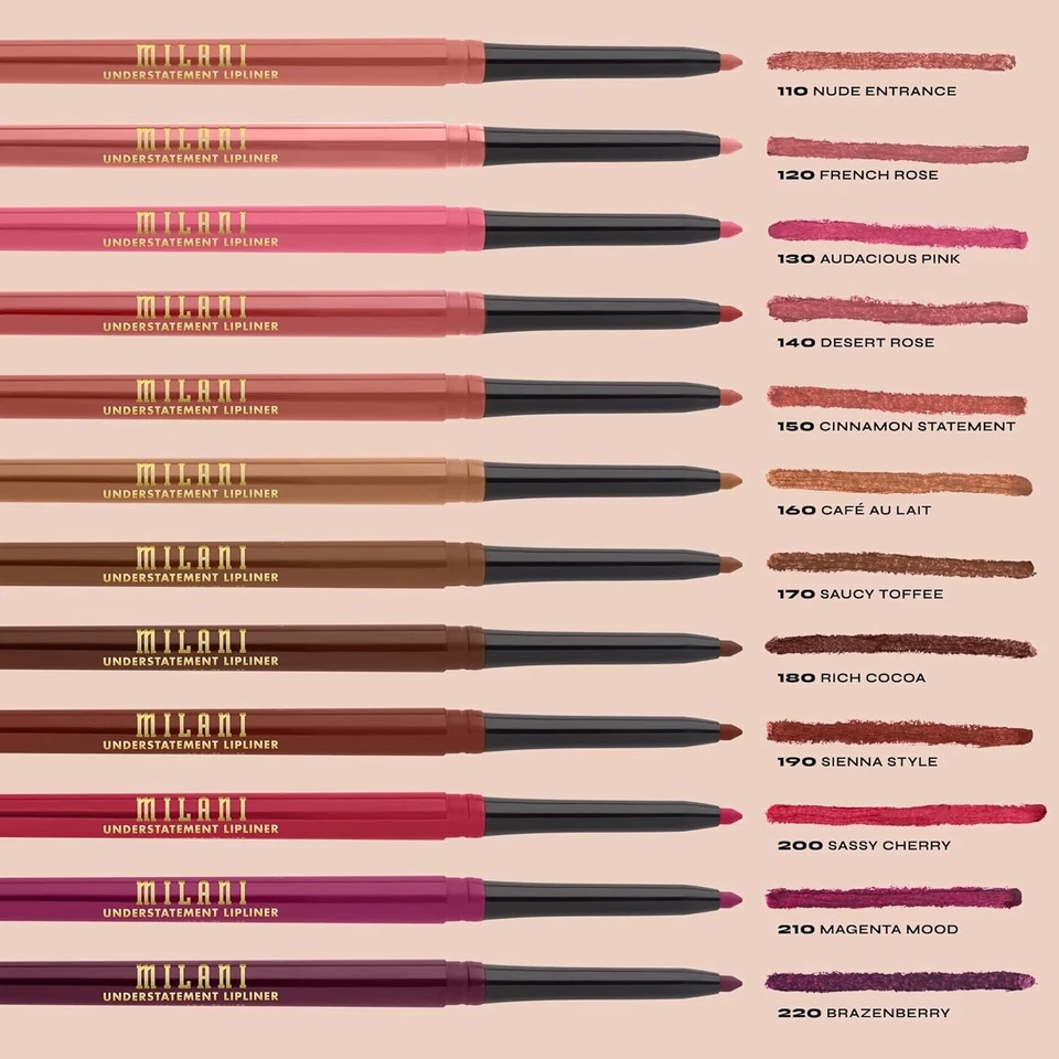 Milani Understatement Lipliner Pencil - Highly Pigmented Retractable Soft, Easy  - Image 4 of 4
