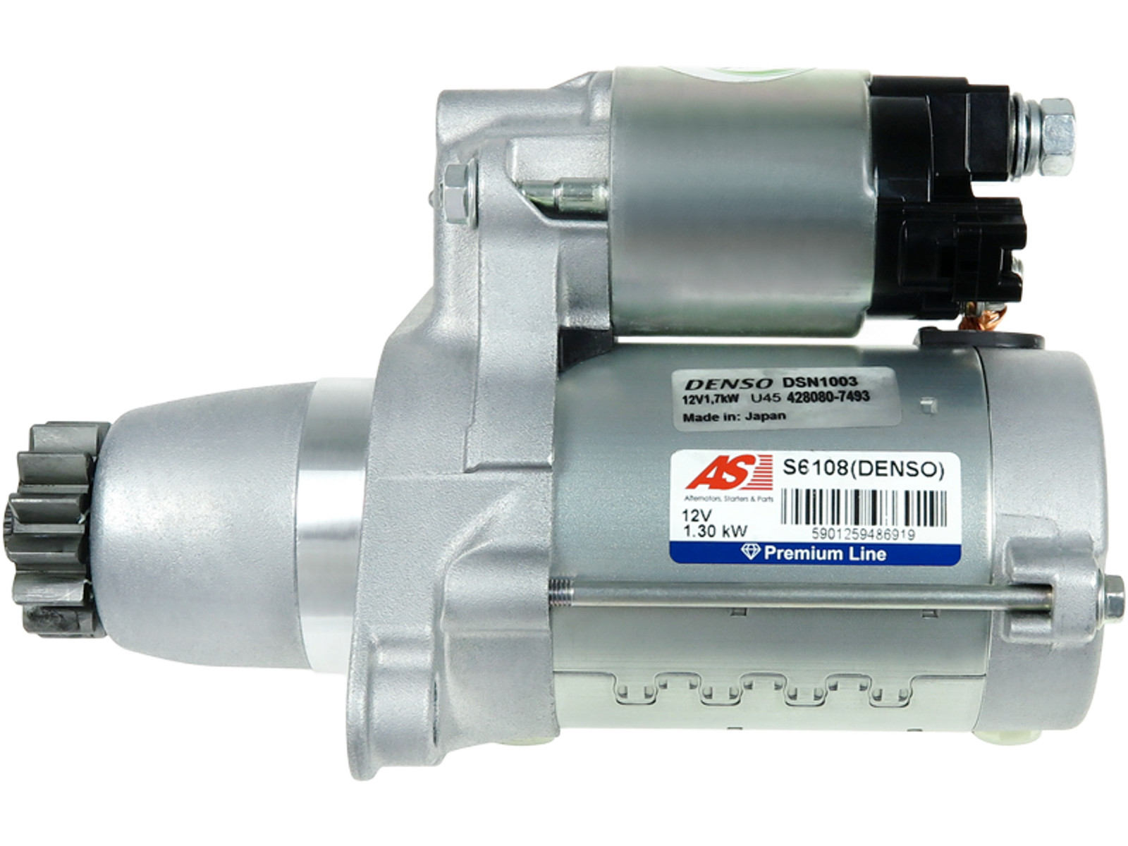 Brand New Starter Motor 12V 1.7kW 13T DENSO for LEXUS RX 2003-2015 OE DSN1003