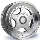 Alloy Wheels 15 Dare DR F5 SL Silver Polished Lip For Daihatsu Materia 06 16