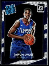 Jawun Evans 2017-18 Donruss Optic #162 Rookie Los Angeles Clippers