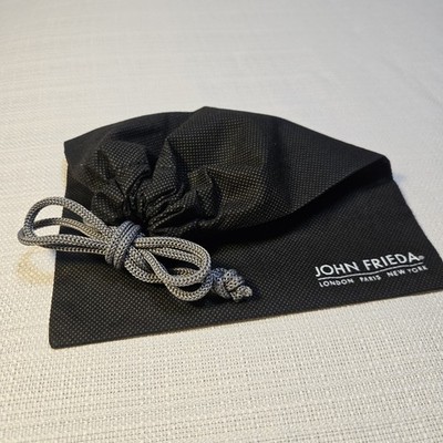 10 Pack John Frieda Hair Accessories Storage Pouch Dust Bag Drawstring Bag Black