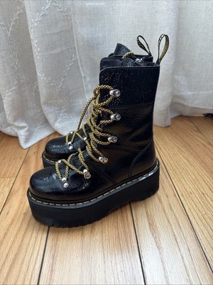Dr. Martens Ghilana Max Patent Leather Boots Women s Size 6