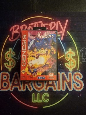 Disney's Aladdin Sega Genesis, 1993 CIB