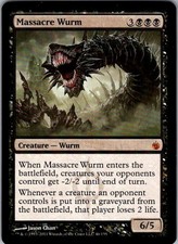 Magic The Gathering Massacre Wurm MBS 46 NM