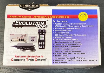 Digitrax EVOX Evolution Express 5A/8A Wired DCC Starter Set 2025