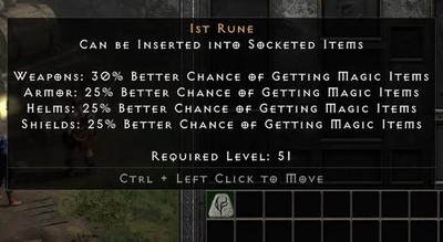 10x Ist Rune - D2R ROTW Ladder Season 13 SC Diablo II Resurrected PC