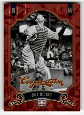 2012 Panini Cooperstown #55 Bill Dickey Crystal Collection Red /399