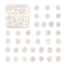 92Pcs Flat Round Shell Bead Small Natural Freshwater White Disc Coin Beads 11mm
