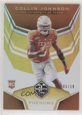 2020 Chronicles Draft Picks Limited Phenoms Mirror Gold 5/10 Collin Johnson 0a6
