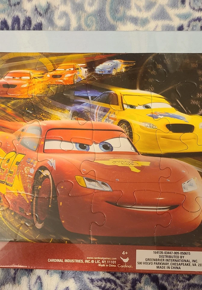 Rompecabezas de 16 piezas Disney Pixar Cars 8,5 X 11,7 para edades 4+++ nuevo Foto 2 de 4