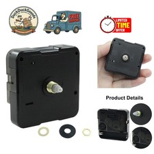 Versatile DIY Quartz Clock Mechanism, 13mm Silent Movement for Creative Projects
