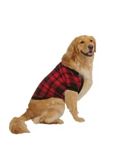 Eddie Bauer Pet Dog Holiday Pajama Color Red & Black New