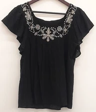 Max Studio Women's Black Size M Blouse