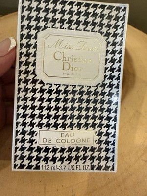 Vintage 80 s Miss Dior by Christian Dior 3.7 Oz 112 ml Eau De Cologne Sealed New