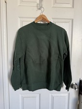 Lady Gaga Chromatica Embossed Unisex Crewneck Sweatshirt Green Size Medium Merch