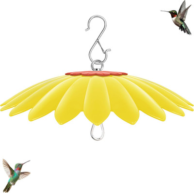 13.5in Flower Bird Feeder Rain Guard Dome Cover Hummingbird Squirrel Proof Shade