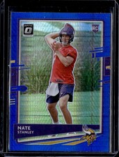 2020 Donruss Optic #150 Nate Stanley Blue Hyper