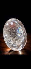 Clear Quartz Crystal Polished Palm Stones display specimen 50-90 grams
