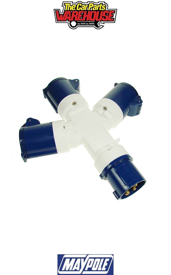 Maypole 370B 230V 3 Way Hook-Up Splitter