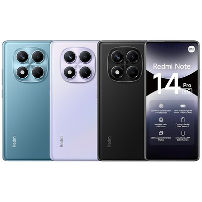 Xiaomi Redmi Note 14 Pro 4G Smartphone 8GB+256GB 6.67'' 200MP NFC 120Hz 5500mAh