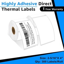 2PK 30256 Address Label 2-5/16" x 4" For DYMO LabelWriter 400 450 Duo XL XL+ 4XL
