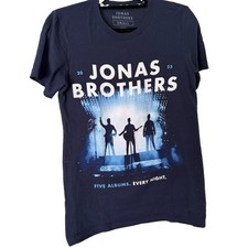 Jonas Brothers The Tour 2023 Concert T-Shirt Navy Blue Women s Size Small