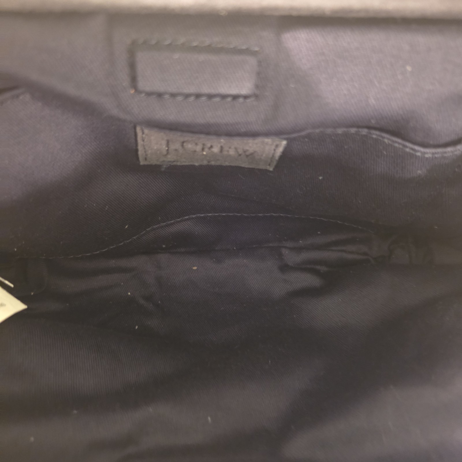 JCREW PATCHWORK BLACK MULTICOLOR CLUTCH - image 7