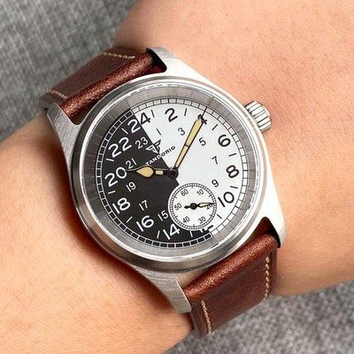 20ATM 36mm Pilot Vintage Sapphire Glass Automatic ST1701 Men Mechanical Watch