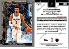 Victor Wembanyama And You San Antonio Spurs 2025-26 Topps Holiday Basketball