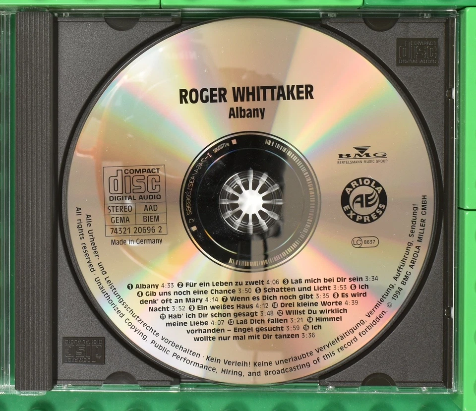 Roger Whittaker - Albany - Ariola Express - CD - Bild 3 von 4