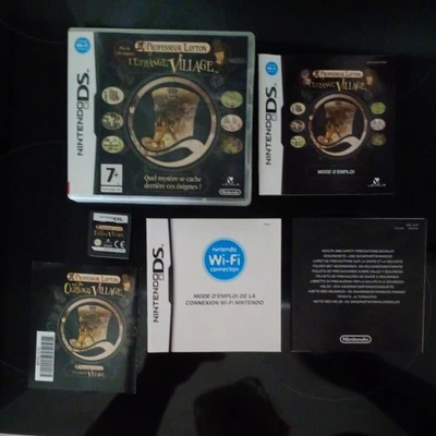 Professeur Layton et l'etrange village (Nintendo DS, 2007). jeu complet. VF - Photo 1/4