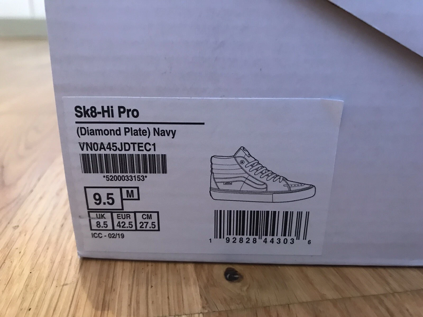 vans X supreme taille 9 Royaume Uni neuf dans sa boîte livraison gratuite