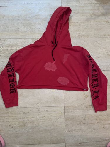 ADAPTATION Hollywood Forever Hoodie Damen Medium Cropped Rundhals Rot - Bild 2 von 9