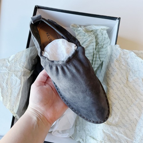 Kelsi Dagger Brooklyn Royce Slip-On Suede Bootie Sneakers Gray Size 6 $160 NEW - Picture 6 of 12