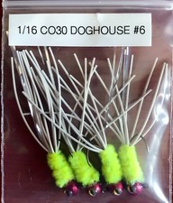 Hand Tied Crazy Legs Crappie Jigs Made in The USA 1/16th Ounce #4 or 6 Hook New