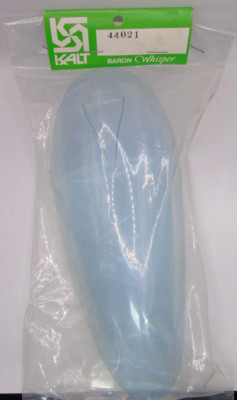 Kalt Sangyo 44021 Baron Whisper Clear Canopy RC Teile Neu in Verpackung Vintage
