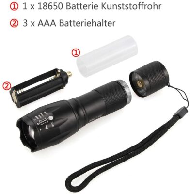 Set d'éclairage LED à piles pour vélo Super