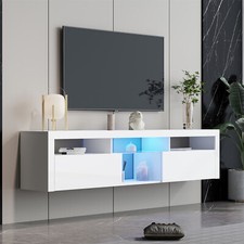 LED Floating TV Stand Wall Mounted Entertainment Center TV Console for 70inch TV