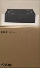 Sonos One Pair 8 Inch In Ceiling Speakers And One Sonos Amp Bundle New