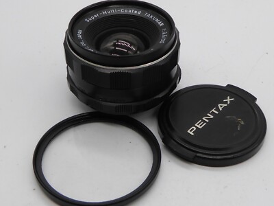 Asahi Pentax Super Multi Coated Takumar 35mm F3.5 Prime M42 Mount Objektiv + Kappe