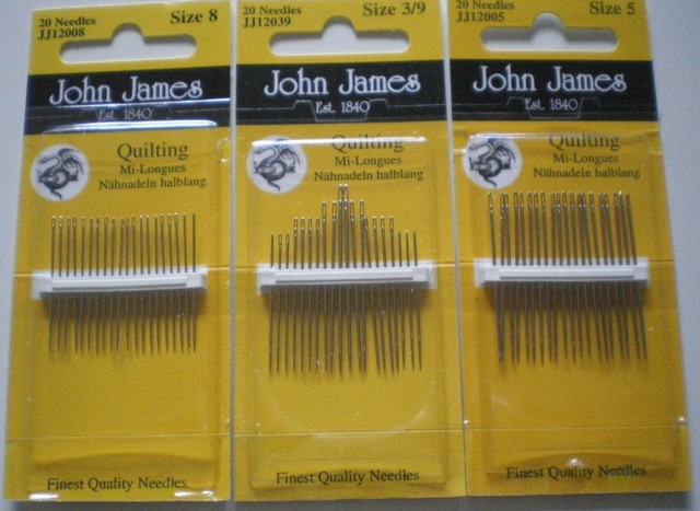 Colonial Needle Sharps Hand Needles-Size 8 20//Pkg
